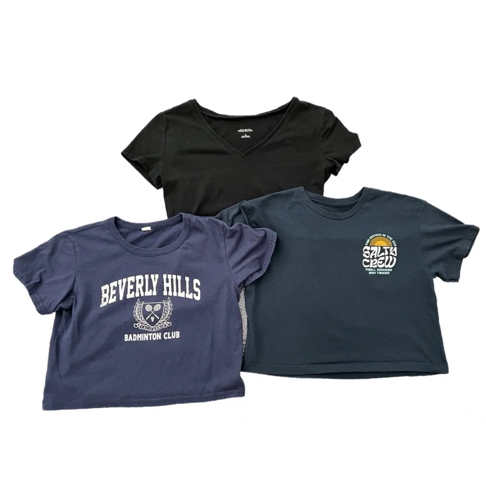 Cropped Tee Bundle - Picture 1 of 5